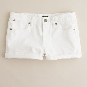 NWT J. Crew White Denim Shorts